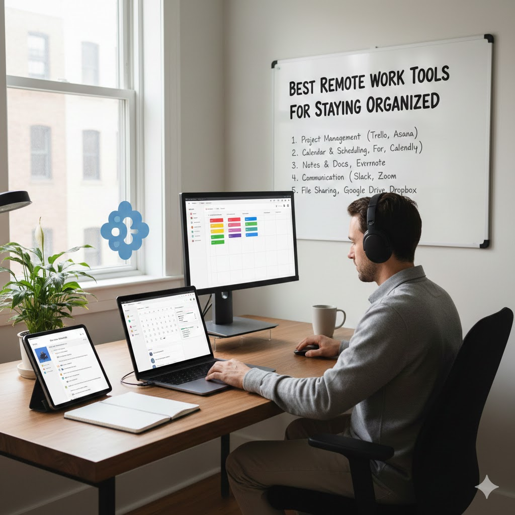 Best Remote Work Tools for Staying Organized
